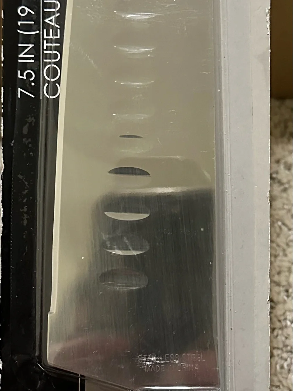Royal Norfolk Santoku Stainless Steel Knife 7.5 inches